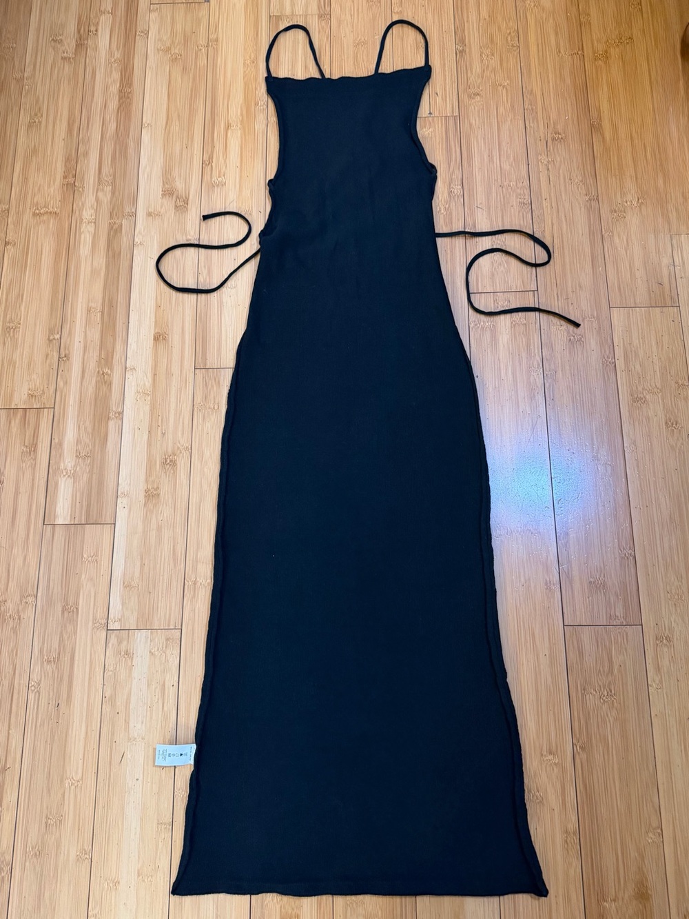 ALOHAS Delicate Strap Knit Dress Black Size S - Picture 8 of 16